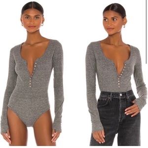 NWOT Free People Dylan Thermal Bodysuit
